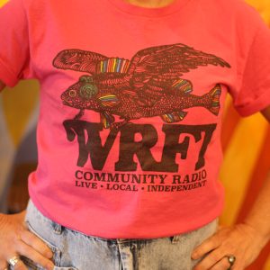 Rainbow Flying Fish Tee - Unisex Tee Shirt (Fuchsia)