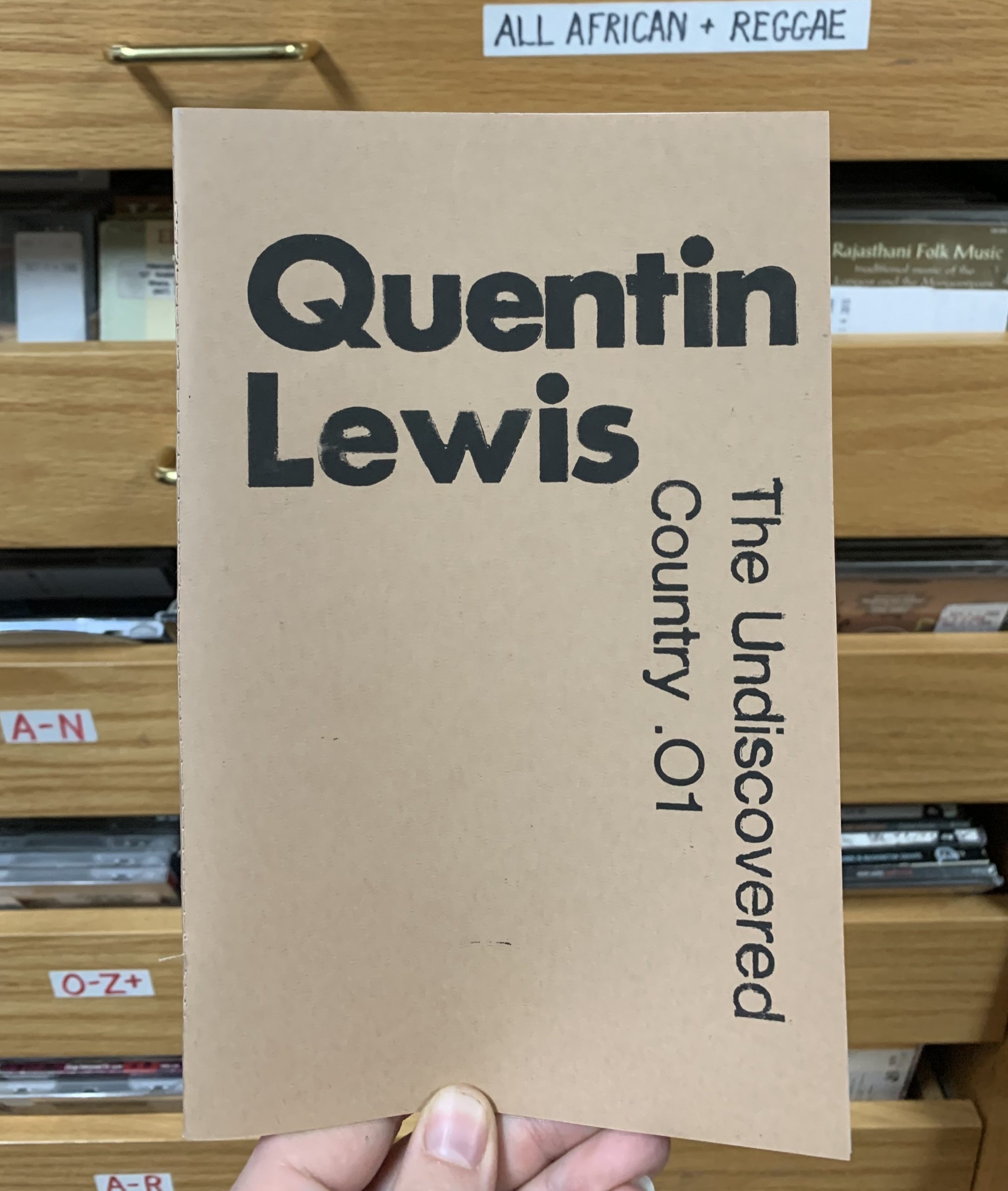 .01 Chapbook - The Undiscovered Country: Voices Over the Wall - Quentin Lewis